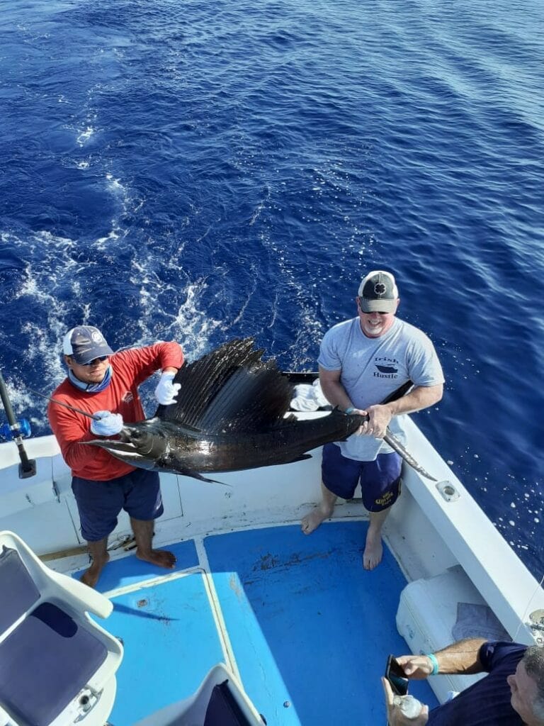 fishing in Sayulita Mexico for sailfish