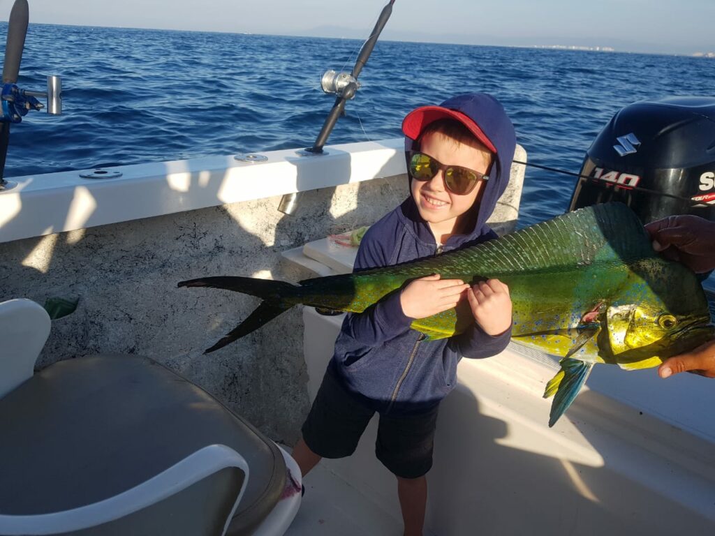 bay fishing in Sayulita, Mexico