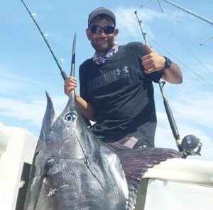 catching black marlin in Sayulita 